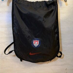 Nike USMNT Heritage Black Backpack with Red Nike Swoosh